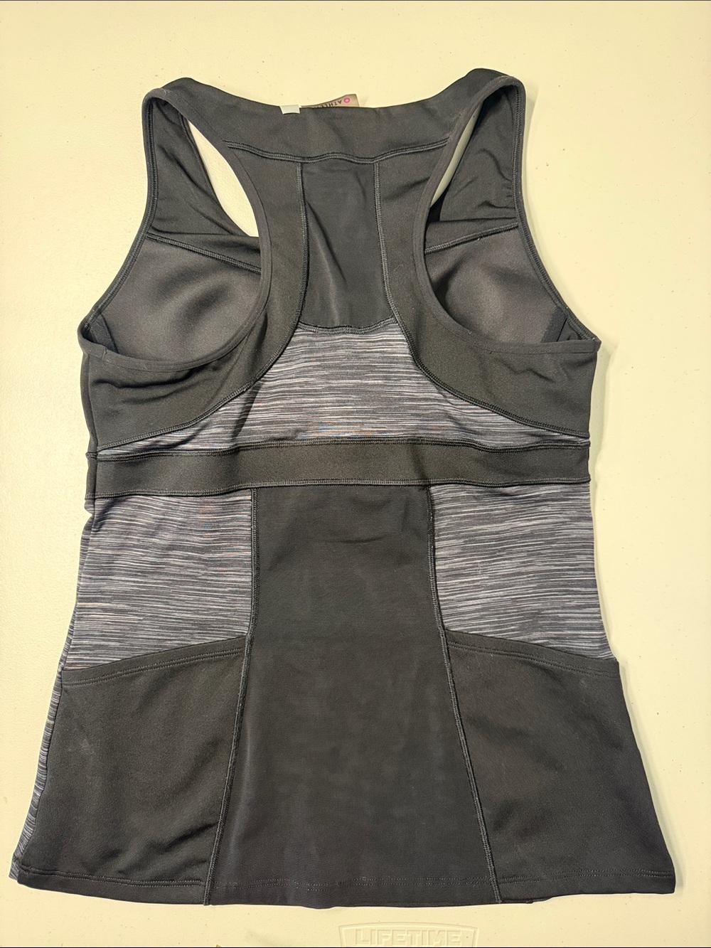 Athleta High Support All Sport Tank Pockets Grey Medium